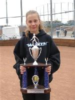 Kierstin with Tournament Trophy